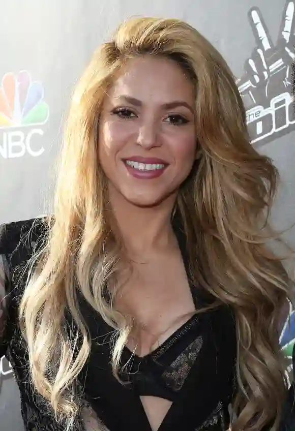 Shakira attends NBC's "The Voice" Red Carpet Event.