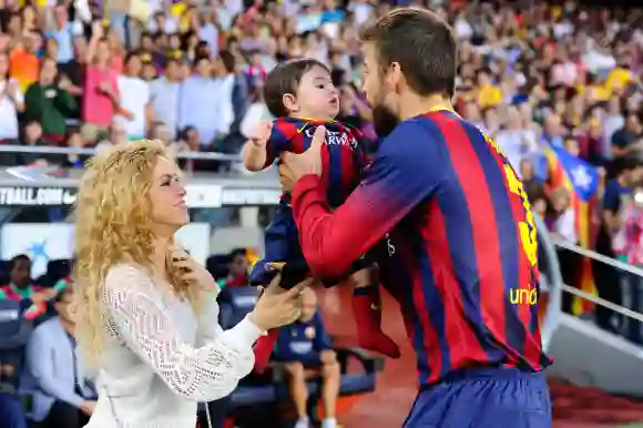 Shakira, Gerard Piqué y su hijo Milan