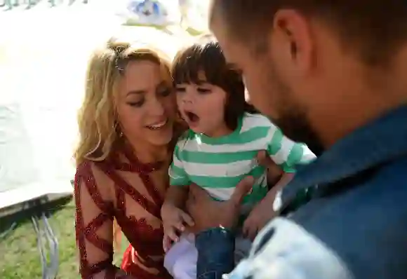 Shakira, Gerard Piqué y su hijo Milan