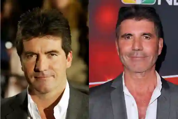 Simon Cowell in the past vs. today