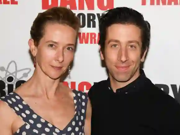 May 1 2019 JOCELYN TOWNE and SIMON HELBERG attend The Big Bang Theory Series Finale Party