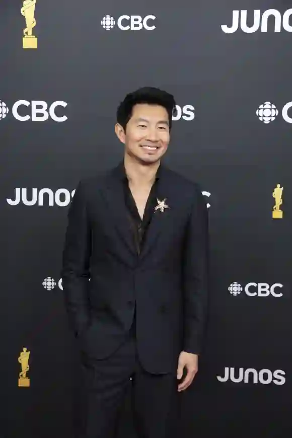March 13, 2023, EDMONTON, AB, CANADA: Host Simu Liu arrives on the red carpet for the Juno Awards in Edmonton on Monday,