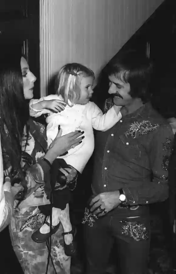 Feb 1 2008 Hollywood California U S 8539 SONNY BONO WITH CHER AND DAUGHTER CHASTITY BONO 19