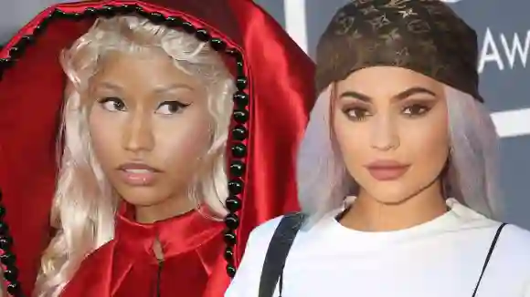 Nicki Minaj y Kylie Jenner causaron sensación con sus atuendos