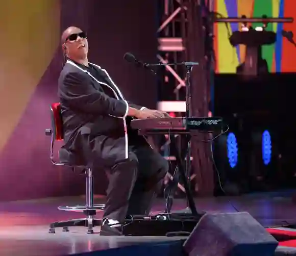 Stevie Wonder performing at the 2015 Special Olympics