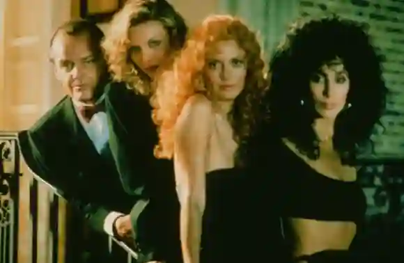 Jack Nicholson, Michelle Pfeiffer, Susan Sarandon y Cher