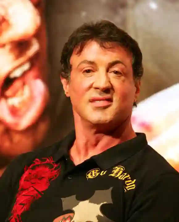 Sylvester Stallone's face is bloated