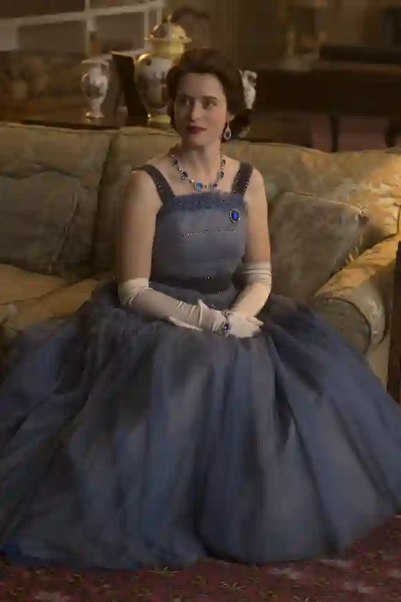 The Crown" Claire Foy dans le rôle de la reine Elizabeth II