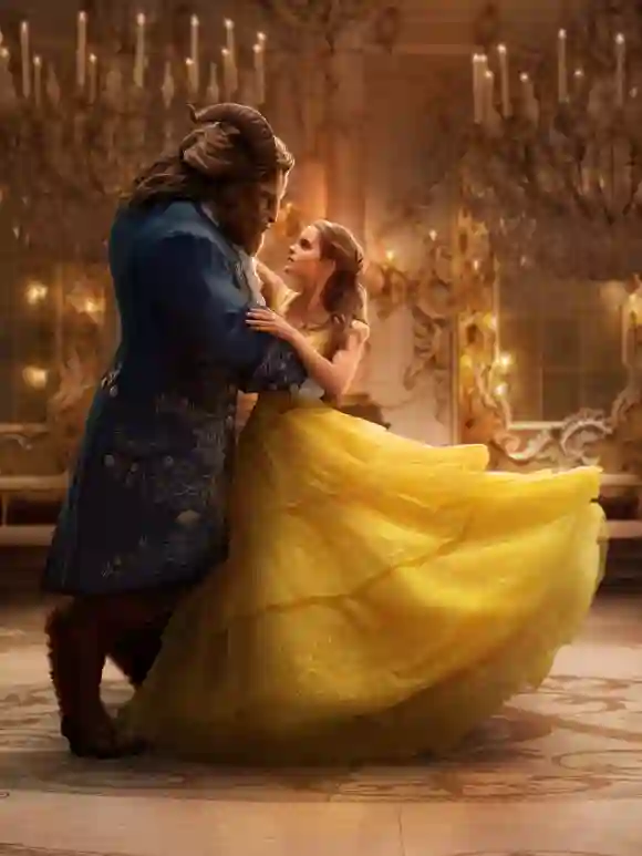 Emma Watson and Dan Stevens in 'Beauty and the Beast' 2017
