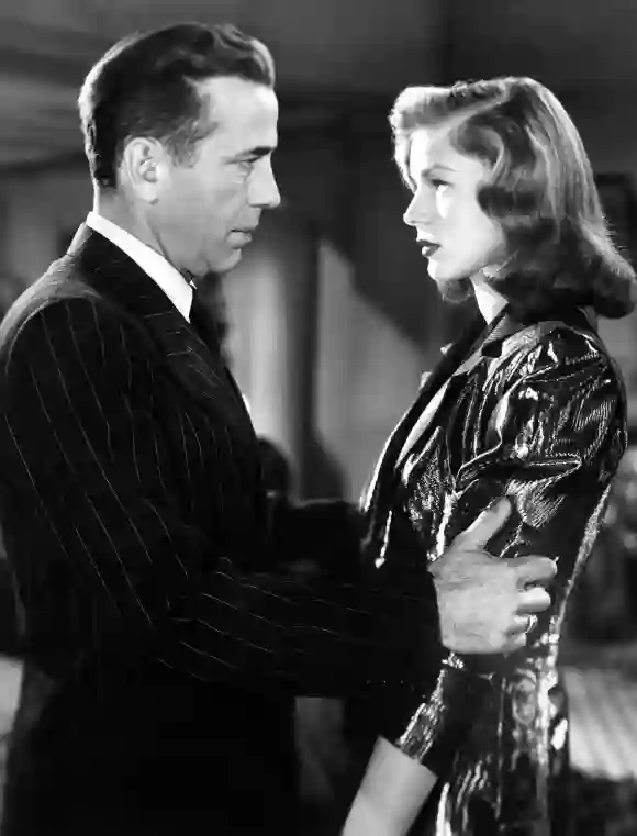Humphrey Bogart y Lauren Bacall en The Big Sleep (1946), dir. Howard Hawks.