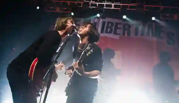 Pete Doherty and Carl Barat of The Libertines perform live at The Forum