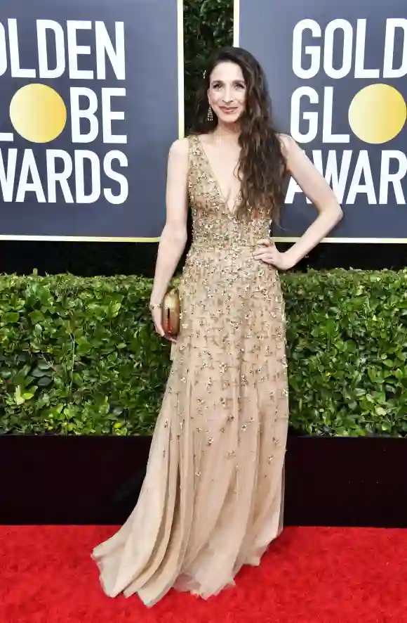 Marin Hinkle attends the 2020 77th Annual Golden Globe Awards
