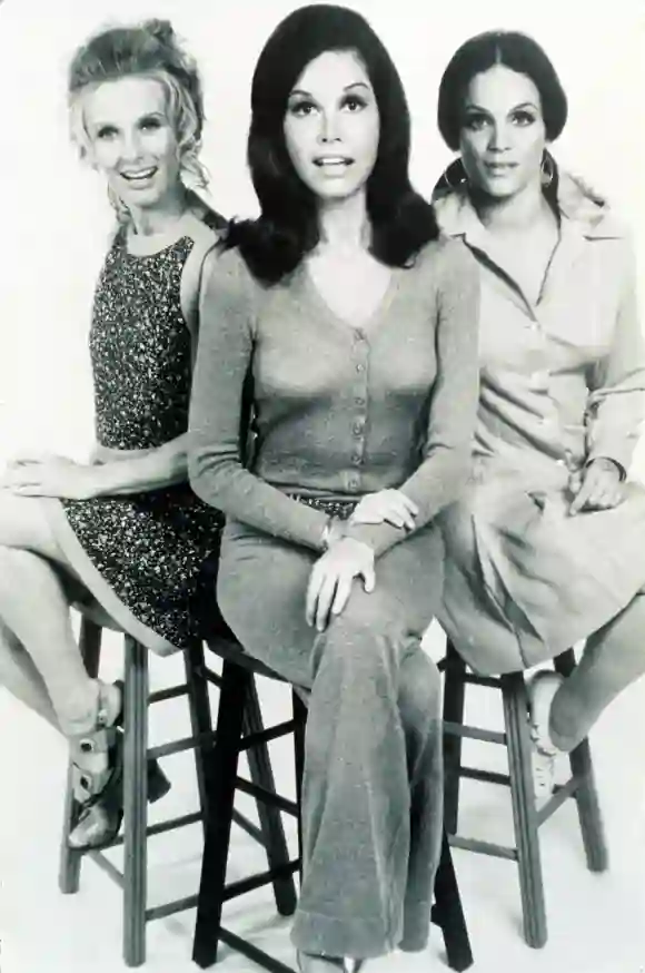 1970: Elenco del programa de Mary Tyler Moore