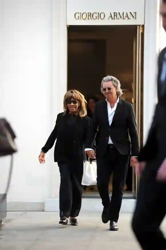 La chanteuse Tina Turner et son mari Erwin Bach