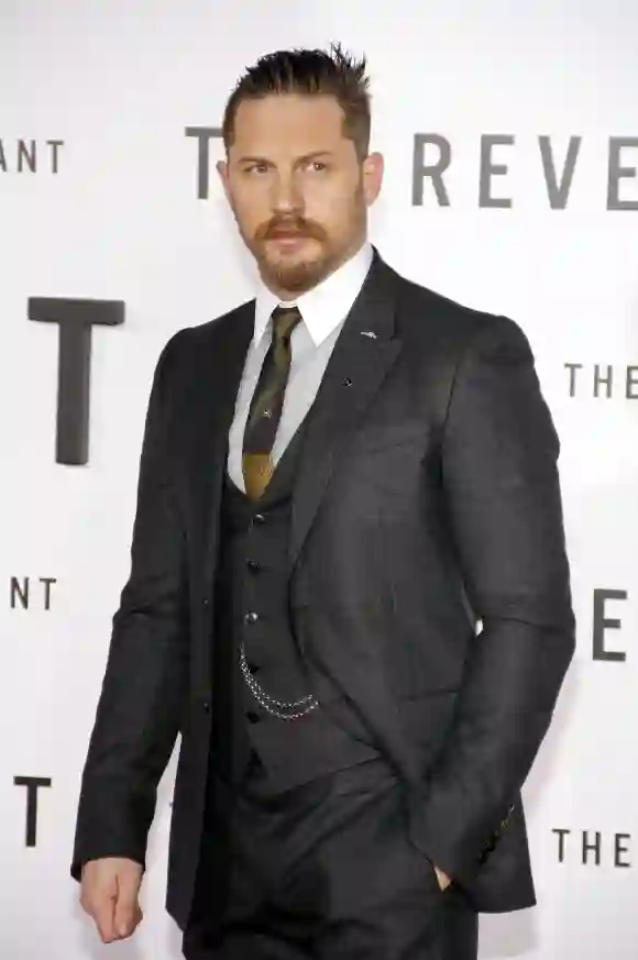 HOLLYWOOD,  CA  -  Tom  Hardy  at  the  Los  Angeles  premiere  of  'The  Revenant'  held  at  the