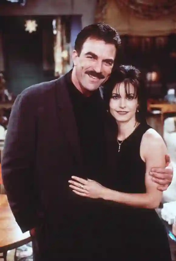 Tom Selleck y Courteney Cox hicieron de pareja en Friends
