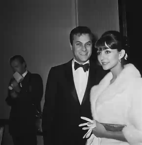 Tony Curtis and Christine Kaufmann were married for five years