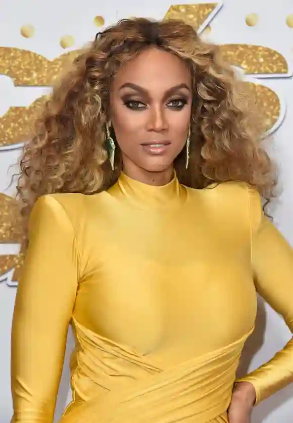 Tyra Banks participe à l'émission en direct de la 13ème saison de "America's Got Talent".