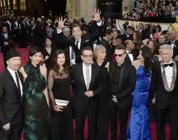 U2 y Benedict Cumberbatch en los Oscar