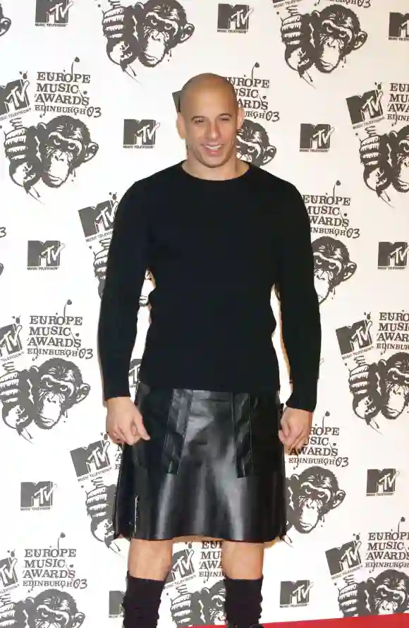 MTV EUROPE MUSIC AWARDS 2003 VIN DIESEL American actor at the MTV Europe Music Awards 2003 in Edinburgh., Credit:Photosh