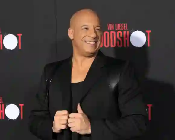 Vin Diesel at the "Bloodshot" premiere