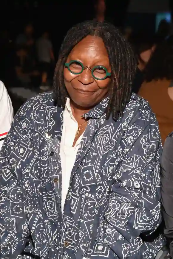Whoopi Goldberg attends the Monse front row during New York Fashion Week: The Shows at SIR Stage 37