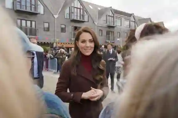 Prince William Princess Kate visit Cornwall protest teacher pictures photos 2023