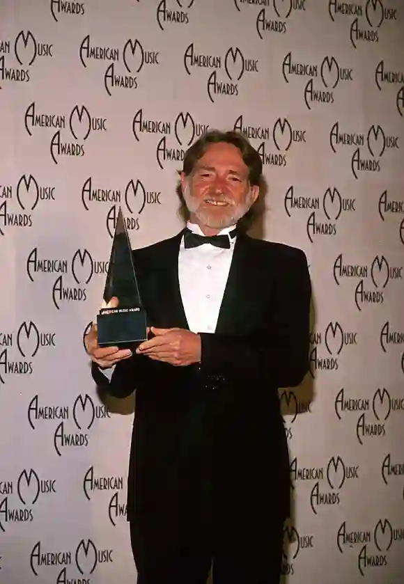 Willie Nelson at the American Music Awards in 1989