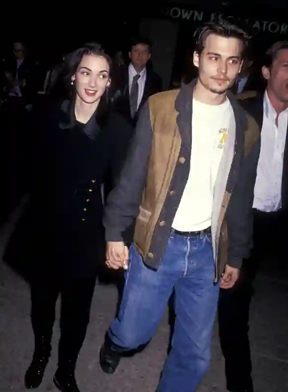 The ex-couple Winona Ryder and Johnny Depp