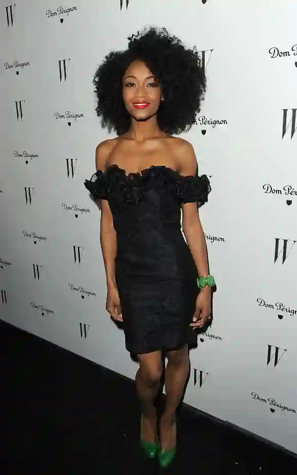 Yaya DeCosta arrives at the W Magazine Best Performances Issue and The Golden Globes celebration