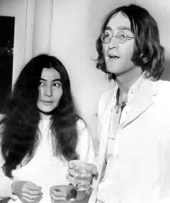 Yoko Ono and John Lennon