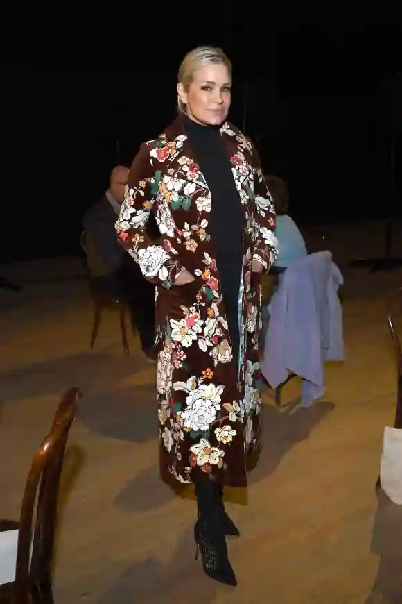 Yolanda Hadid attends the Marc Jacobs Fall 2020 runway show during New York Fashion Week.