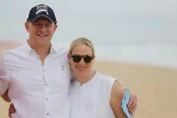 Zara and Mike Tindall, untitled royals, attended a surfing event on Australia's Gold Coast, where they took advantage of the occasion to dress up and dress down.