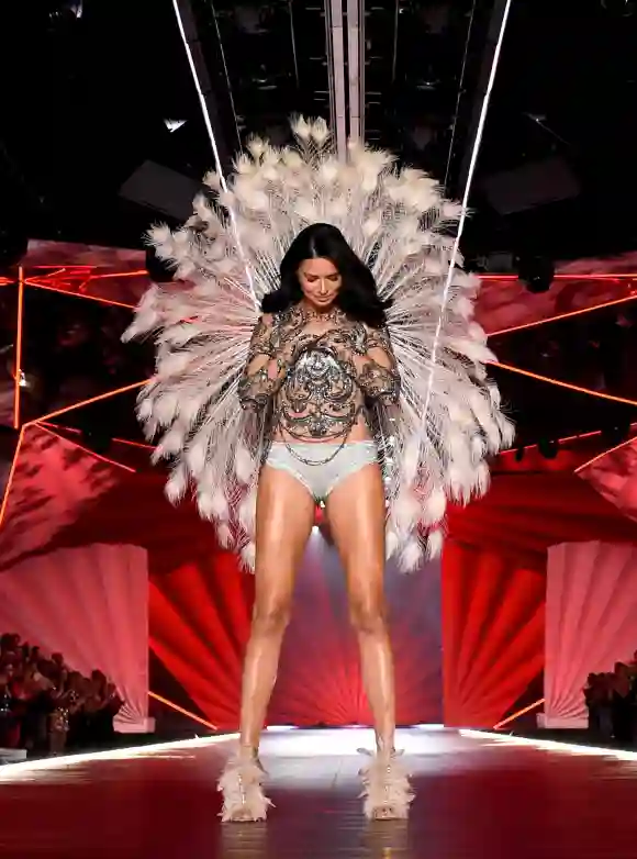 Adriana Lima at the last Victoria's Secret Show 2018