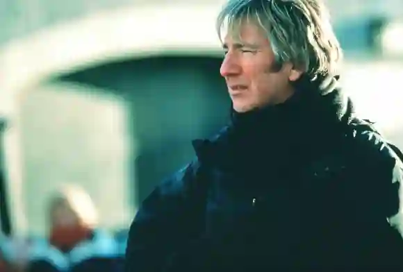 Alan Rickman filming 'The Winter Guest'