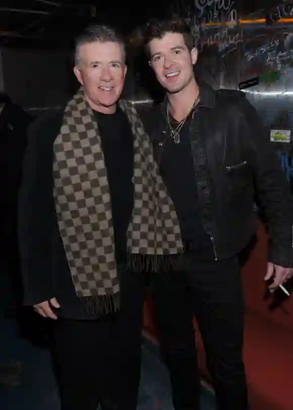 Alan Thicke and Robin Thicke