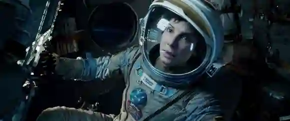 Sandra Bullock en una escena de la película 'Gravity'