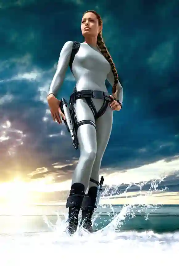 Angelina Jolie as "Lara Croft