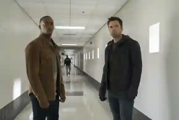 Anthony Mackie, Sebastian Stan in 'The Falcon and the Winter Soldier'