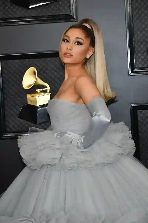 Ariana Grande attends the 62nd Annual GRAMMY Awards, January 26, 2020, Los Angeles, California.
