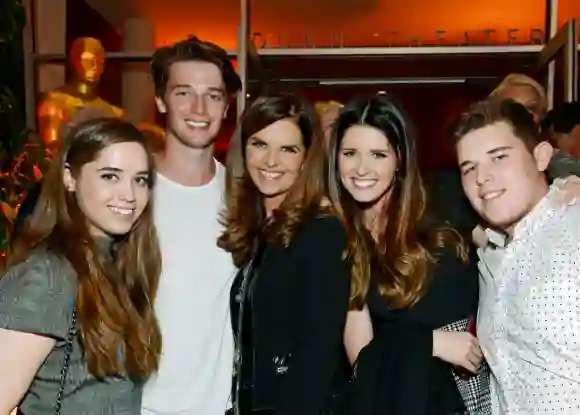 Maria Shriver with her children