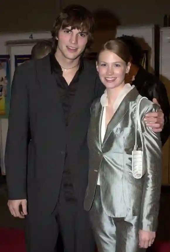 Ashton Kutcher and January Jones