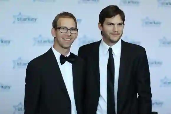 Ashton Kutcher and Michael Kutcher.