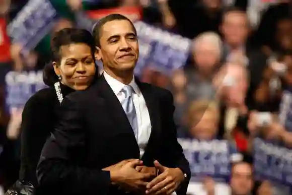 Michelle Obama and Barack Obama