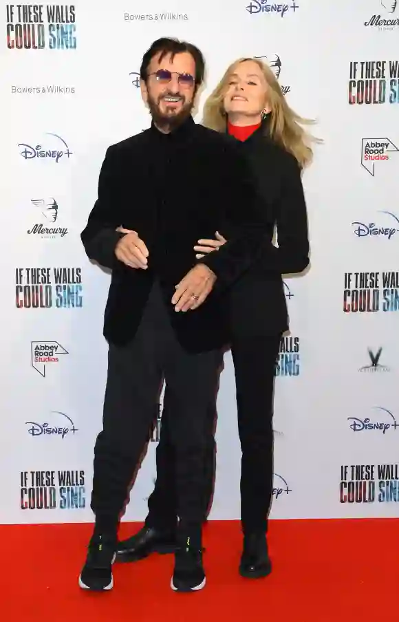 Barbara Bach and Ringo Starr at the "If These Walls Could Sing" premiere