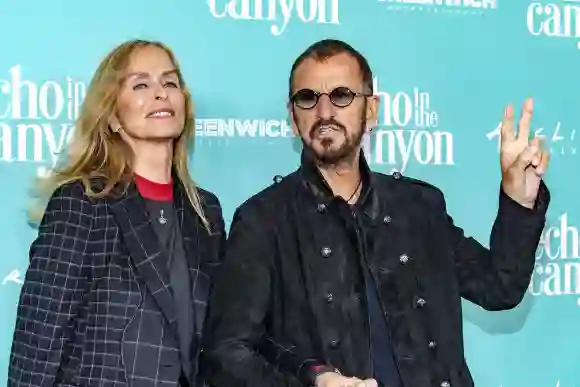 Ringo Starr and his wife Barbara Bach at the Echo In The Canyon movie premiere on May 23, 2019, in Los Angeles Echo I