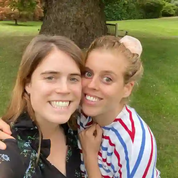 Princess Beatrice and Princess Eugenie without makeup