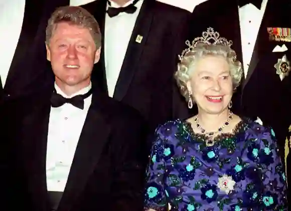Bill Clinton and Queen Elizabeth