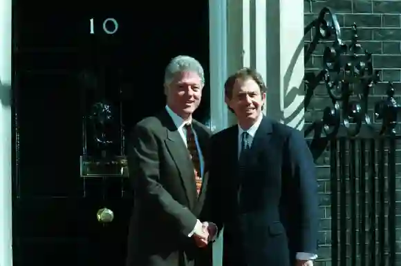 Bill Clinton and Tony Blair.