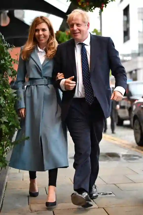 Carrie Symonds and Boris Johnson